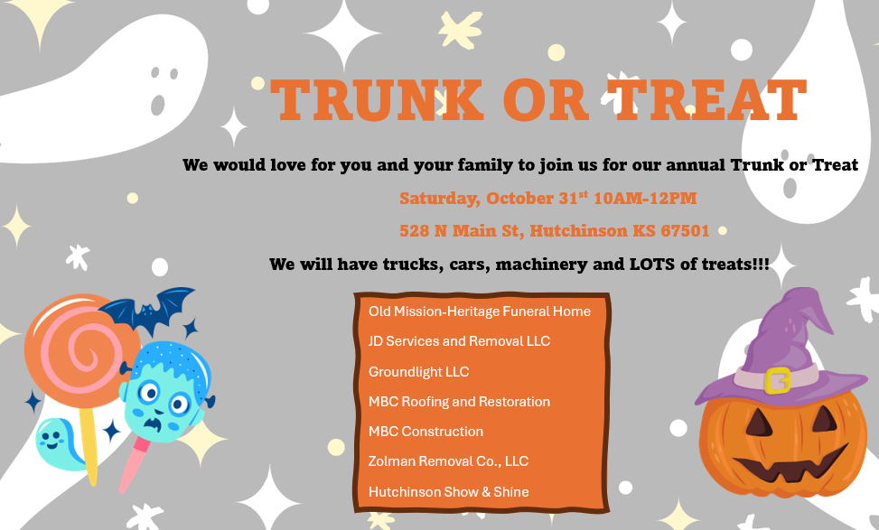 Trunk-or-treat hosted by Old Mission-Heritage Funeral Home