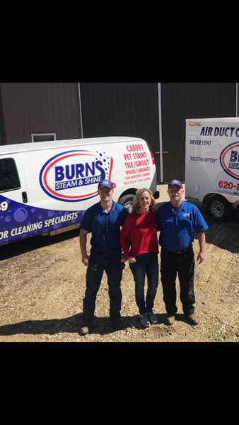 Burns Steam and Shine logo