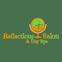 Mike's Barber Shop and Reflections Salon and Day Spa logo